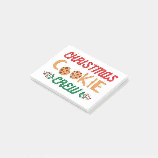 Post-it® Équipe de biscuits de Noël (Incliné)