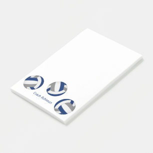 Post-it® équipe de bleu gris couleurs entraîneur de volley-