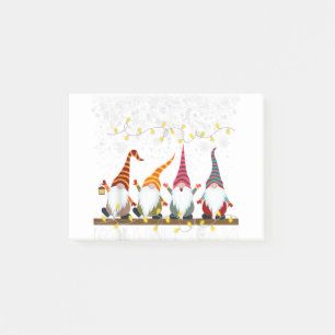 Post-it® Équipe de gauche de tournage gnome xmas joyeux noë