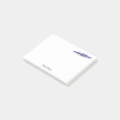 Post-it® Équipe de sports nautiques Blue Rowing Rowers (Incliné)