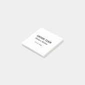 Post-it® Équipe du marié garçon d'honneur nom date enterrem (Incliné)