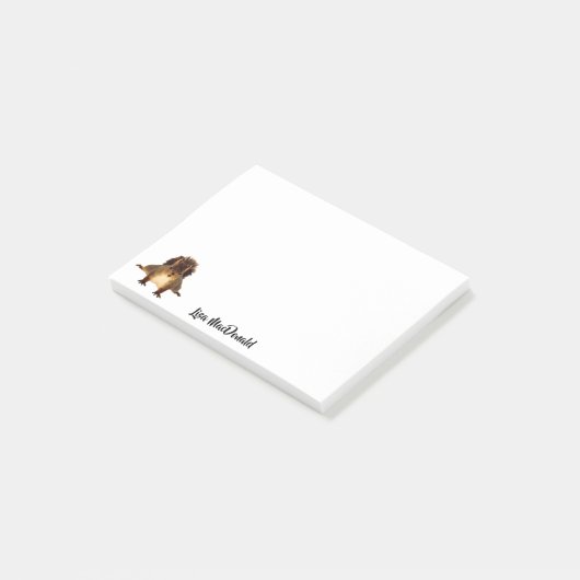 Post-it® Équirrel mignon nom drôle monogramme (Incliné)