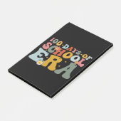 Post-it® Ère de 100 jours d'école Prof groovy Enfants (Incliné)