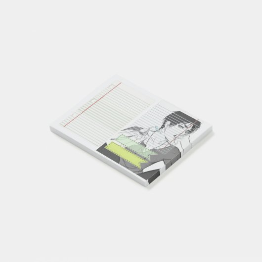 Post-it® Eren yeager post-it notes (Incliné)