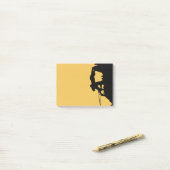 Post-it® Escalade rock Silhouette (Sur un bureau)