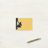 Post-it® Escalade rock Silhouette (Sur un bureau)