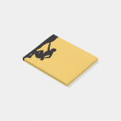Post-it® Escalade rock Silhouette (Incliné)