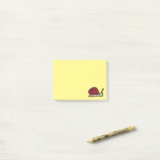 Post-it® Escargot (Sur un bureau)