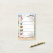 Post-it® escargots (Sur un bureau)