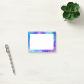 Post-it® Espace de galaxie violet et bleu Abstrait (Bureau)