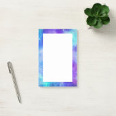 Post-it® Espace de galaxie violet et bleu Abstrait (Bureau)