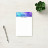 Post-it® Espace de galaxie violet et bleu Abstrait (Bureau)