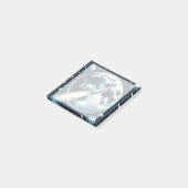 Post-it® Espace de la lune de fusée (Incliné)