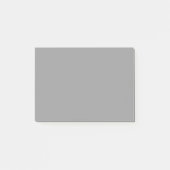 Post-it® Espagnol gris couleur solide (Devant)