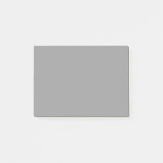Post-it® Espagnol gris couleur solide (Devant)