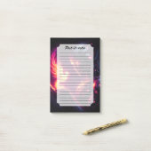 Post-it® Esprit de feu de phénix de robot futuriste cyberné (Sur un bureau)