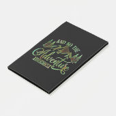 Post-it® Et So The Adventure Begins, funny adventurer (Incliné)