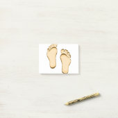 Post-it® Étapes de pied (Sur un bureau)