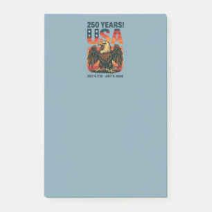 Post-it® États-Unis 250 ans – Aigle chauve patriotique 4 ju