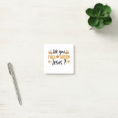 Post-it® Êtes-vous Chute-o-entre Jésus Drôle Automne Hallow (Bureau)