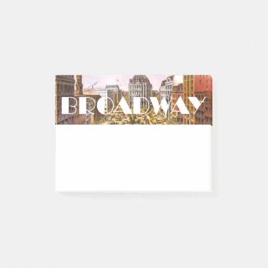 Post-it® Étoile de Broadway de PIÈCE EN T (Devant)