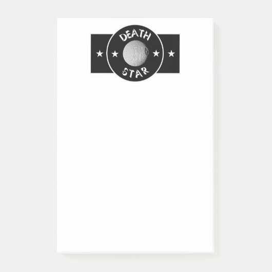 Post-it® Étoile de la mort (Devant)