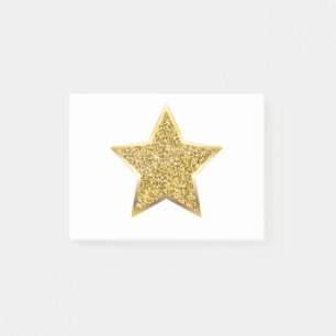 Post-it® Étoile d'or parties scintillant