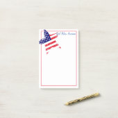Post-it® Étoile post-notes-patriotique (Sur un bureau)