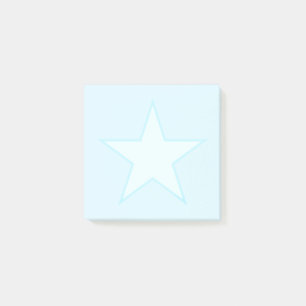 Post-it® Étoile sur bleu clair