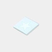 Post-it® Étoile sur bleu clair (Incliné)