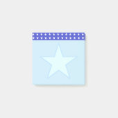 Post-it® Étoile sur bleu clair (Devant)