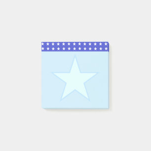 Post-it® Étoile sur bleu clair
