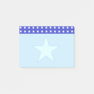 Post-it® Étoile sur bleu clair
