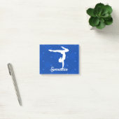 Post-it® Étoiles bleues de fille de gymnastique (Bureau)