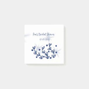 Post-it® Étoiles bleues feuilles royale luxueuse douche de