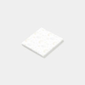 Post-it® Etoiles de lune d'aquarelle et Motif de nuage (Incliné)