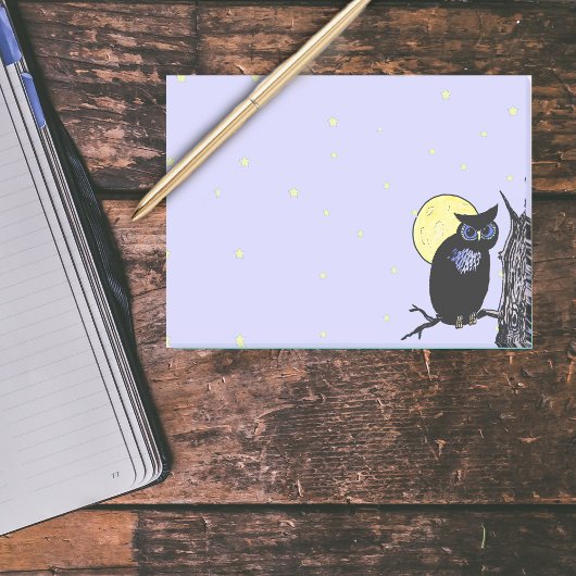 Post-it® Étoiles de lune de hibou noir