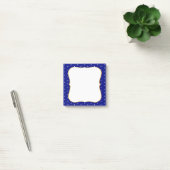Post-it® Étoiles élégantes sur fond bleu royal (Bureau)