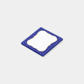 Post-it® Étoiles élégantes sur fond bleu royal (Incliné)
