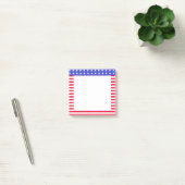 Post-it® Étoiles, rayures rouges et blanches (Bureau)
