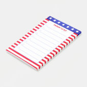 Post-it® Étoiles, Rouge & Blanc Gratté Les Choses À Faire (Incliné)