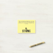 Post-it® Être fort post-it-note (Sur un bureau)