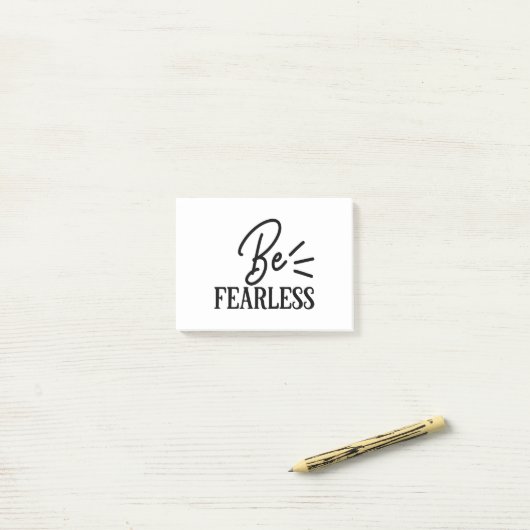 Post-it® être intrépide (Sur un bureau)