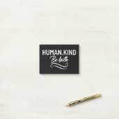 Post-it® Être un être humain (Sur un bureau)