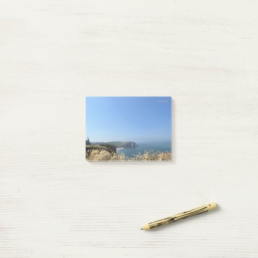 Post-it® Étretat Cliffs, France (Sur un bureau)