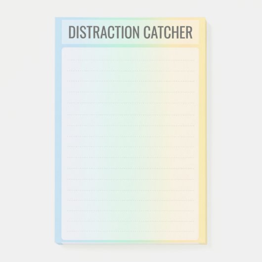 Post-it® Étude de prise de notes sur le cerveau pour le TDA (Devant)