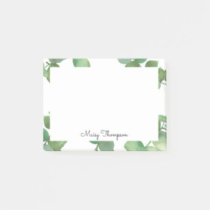 Post-it® Eucalyptus Feuilles Ajouter Votre Nom