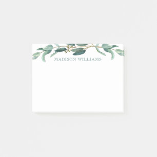 Post-it® Eucalyptus Green Personnalisé Botanique