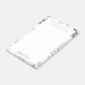 Post-it® Eucalyptus Papeterie Personnalisée (Incliné)