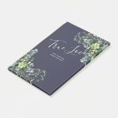 Post-it® Eucalyptus Verdure Mariage Foliage Bébés Respirer (Incliné)